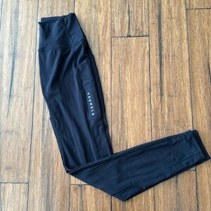 Women’s Black YoungLA W214 Power Leggings Medium